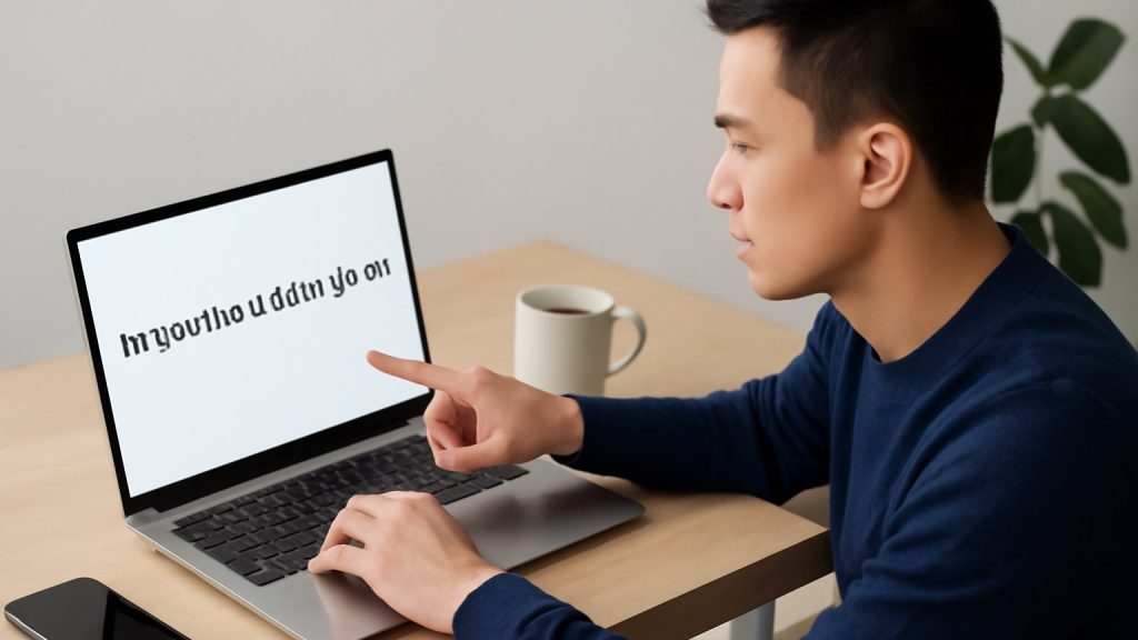 Minh họa: Truy cập đúng địa chỉ & kiểm tra nhanh trước khi bắt đầu
