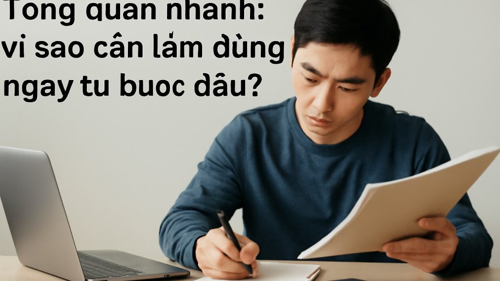 Minh họa: Tổng quan nhanh: vì sao cần làm đúng ngay từ bước đầu?