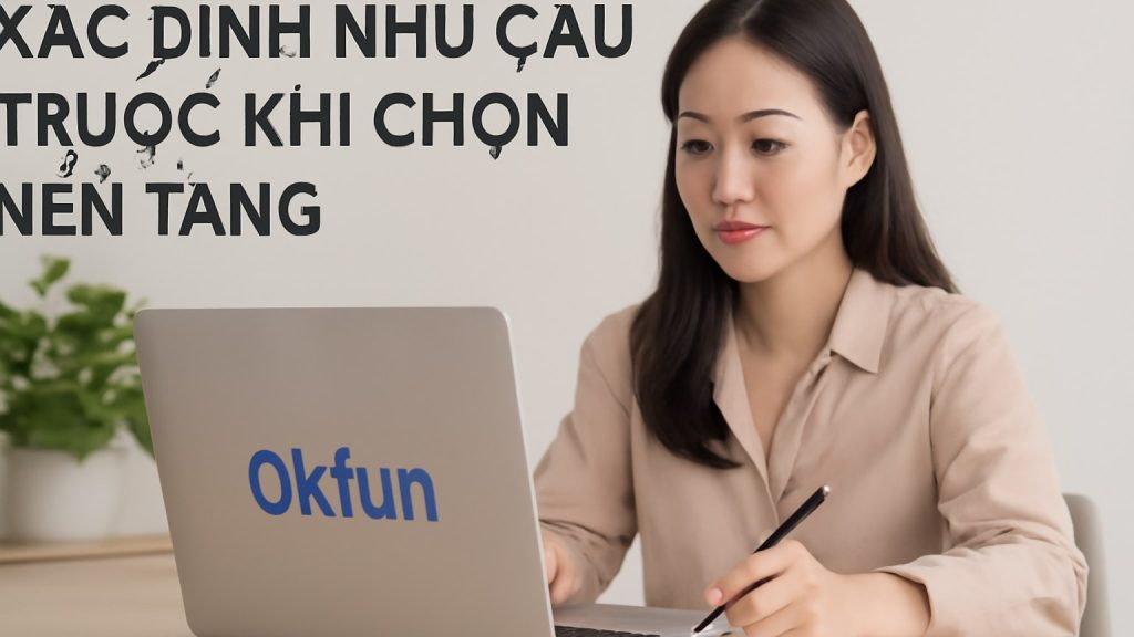 1) Xác định nhu cầu trước khi chọn nền tảng Minh họa: 1) Xác định nhu cầu trước khi chọn nền tảng